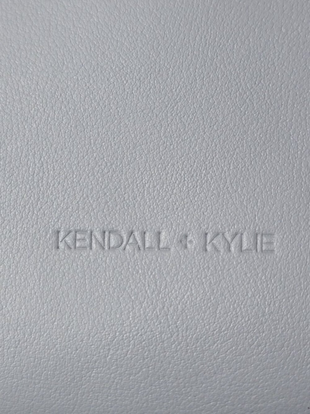 Kendall + Kylie Grey Leather Tote Bag Structured Satchel Silver Hardware Purse - Picture 2 of 13
